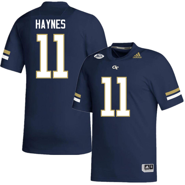 Jamal Haynes Georgia Tech Jerseys,Georgia Tech Yellow Jackets College Football Uniforms-Navy